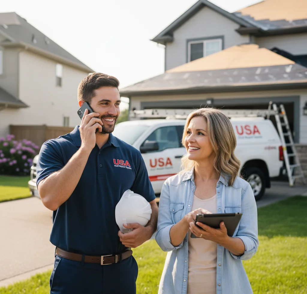 USA Roof Repair Experts customer support in Navajo